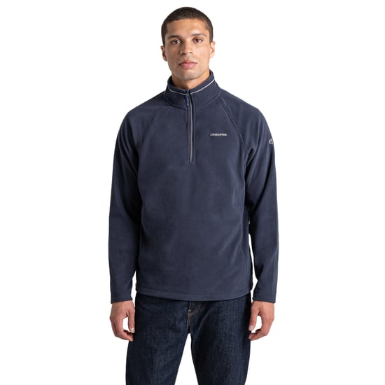 Craghoppers Heren Corey VI Half Zip Fleece Top (Donker marine/blauw marine gemêleerd) - Image 1