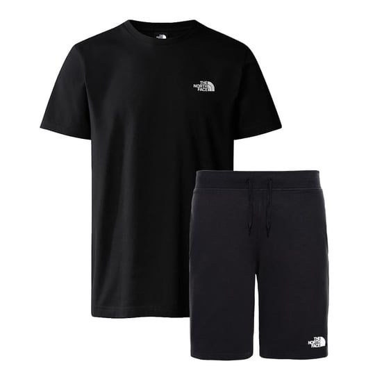 The North Face Men’s Simple Dome T Shirt & Standard Light Shorts Set in Black - Image 1