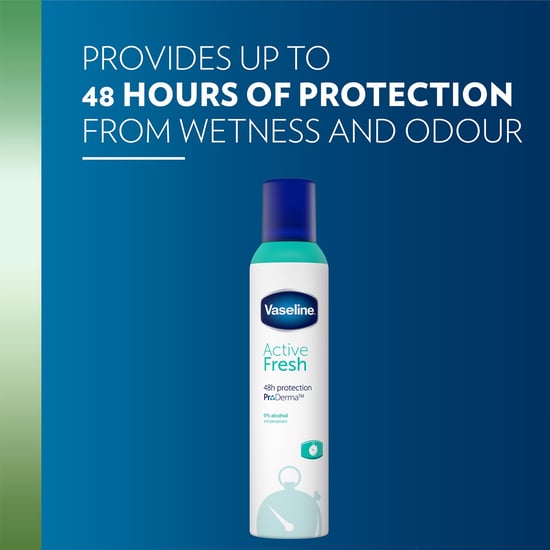 Vaseline ProDerma Antiperspirant Deodorant Active Fresh 150ml, 6 Pack - Image 3
