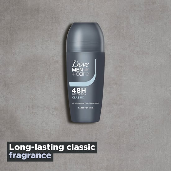Dove Men+Care Roll On Classic AntiPerspirant Deodorant 48H Protection, 3x50ml - Image 4