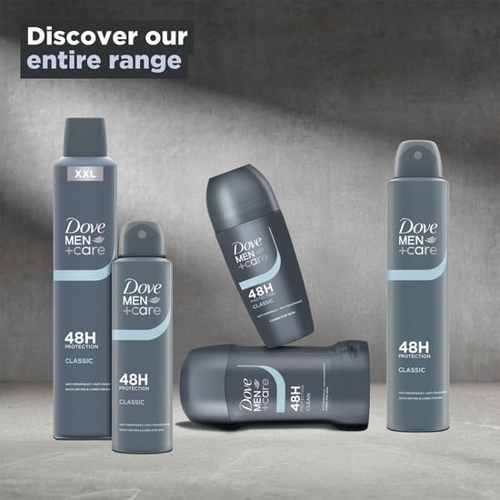 Dove Men+Care Roll On Classic AntiPerspirant Deodorant 48H Protection, 3x50ml - Image 6