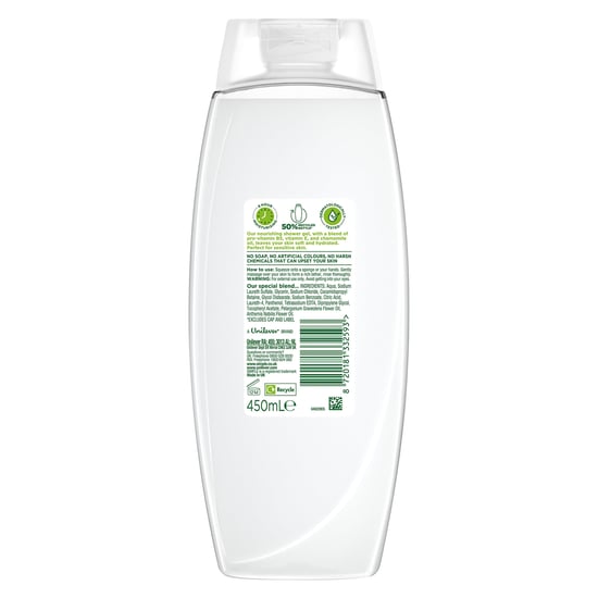 Simple Kind To Skin Nourishing Shower Cream With Gentle Formulation 450ml, 3 Pk - Image 3