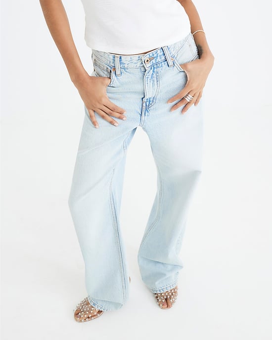 River Island Womens Straight Jeans Blue High Waisted Relaxed - Image 3