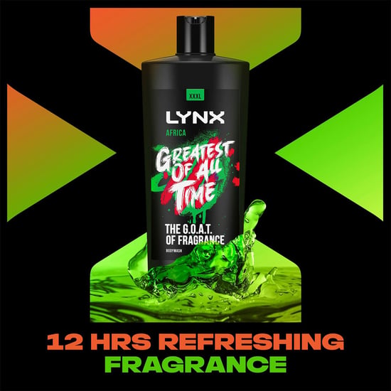 Lynx G.O.A.T Shower Gel up to 12H Refreshing Fragrance XXXL Africa 700ml, 12 Pack - Image 3