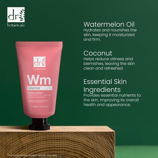 Dr. Botanicals Watermeloen Superfood Anti-Aging 2-in-1 Reiniger & Make-up Remover 30ml - Image 2