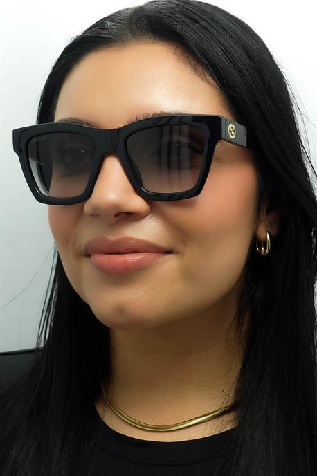 Gucci Square Womens Black Grey Gradient GG1714S - Image 6