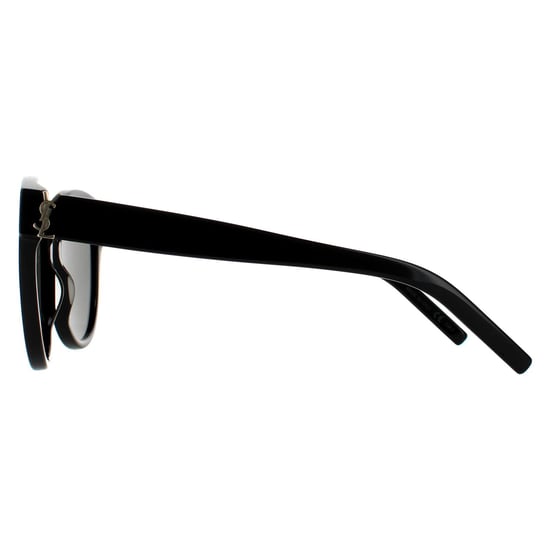 Saint Laurent Round Womens Black Grey Sunglasses - Image 3