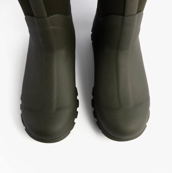 Mud Dogs RUTLAND TALL Neoprene Wellington Boots Olive - Image 2