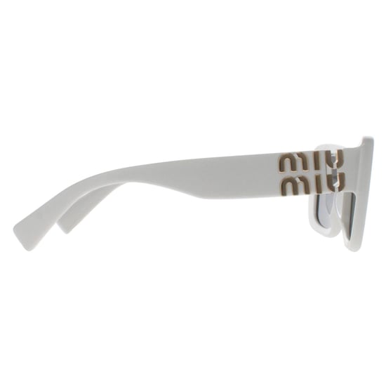 Miu Miu Rectangle Womens White Dark Grey MU07YS - Image 4