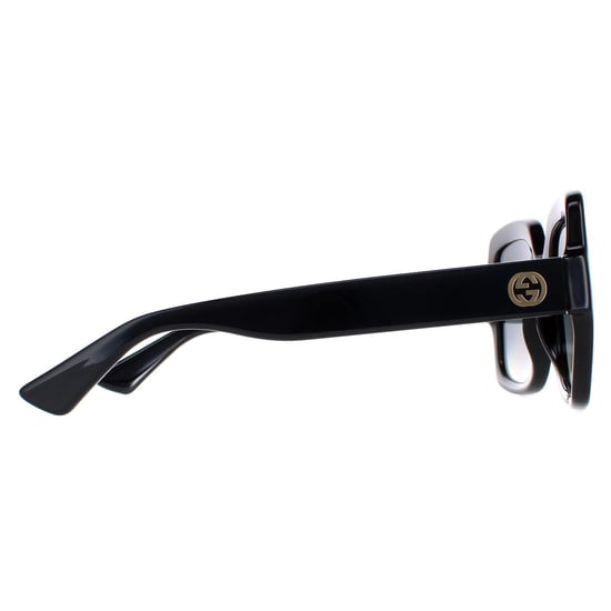 Gucci Square Womens Black Grey Gradient Polarized GG1337S - Image 4