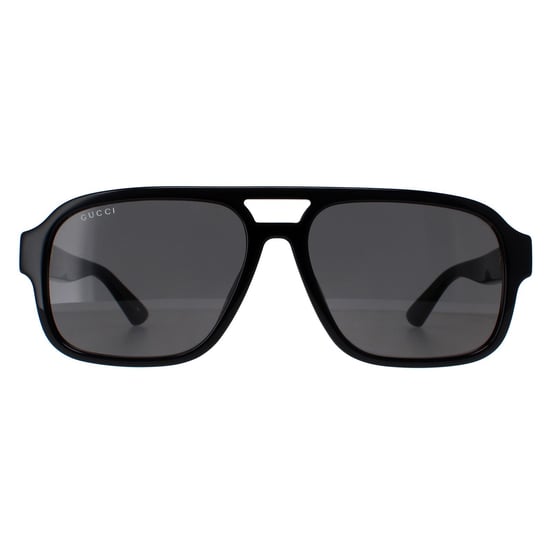Gucci Aviator Mens Black Smoke GG1342S - Image 1
