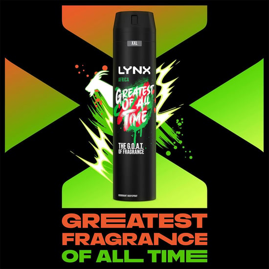 Lynx XXL Africa 48-Hour High Definition Fragrance Body Spray Deodorant, 6x250ml - Image 3