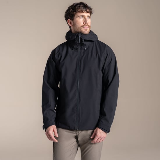 Craghoppers Mens Expert Basecamp Waterproof Jacket (Black) - Image 1