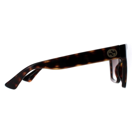 Gucci Square Womens Havana Brown Gradient Sunglasses GG1714S - Image 4