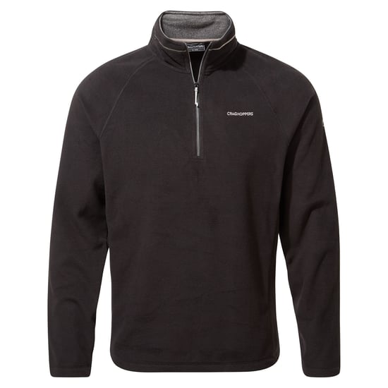 Craghoppers Mens Corey VI Half Zip Fleece Top (Black) - Image 2