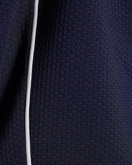 River Island Mens Shorts Navy Slim Fit Textured Tipped Elasticated - Image 5