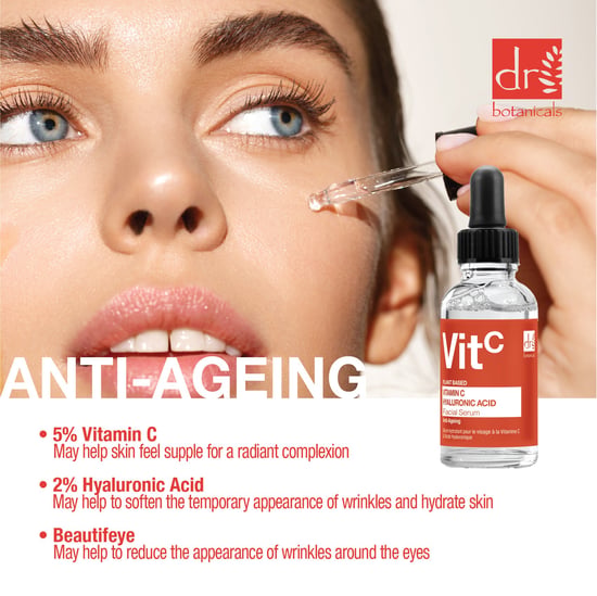 Dr. Botanicals Vitamine C & Hyaluronzuur Gezichtsserum 30ml + Anti-Aging Duo Hydraterende Crème 60ml - Image 4