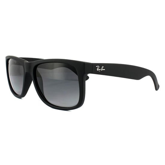 Ray-Ban Sunglasses Justin 4165 622/T3 Black Rubber Grey Gradient Polarized - Image 2