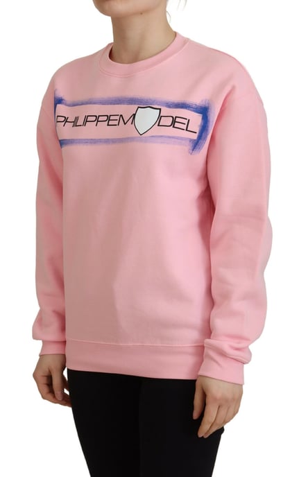 Pink Crew Neck Sweatshirt - Image 2