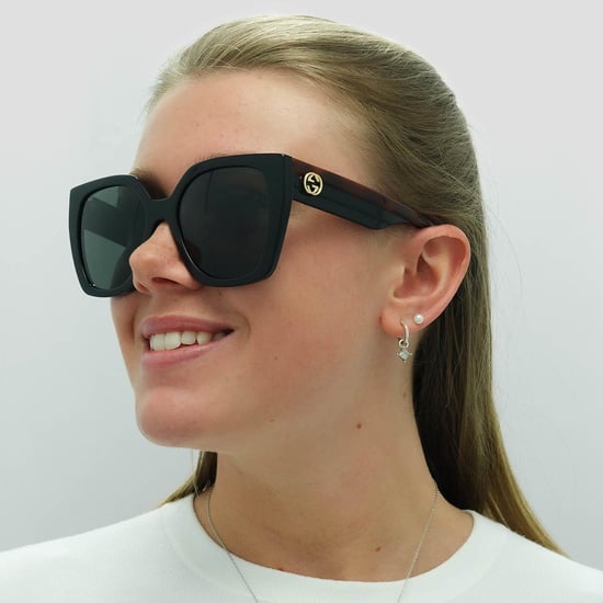 Gucci Square Womens Havana Black Grey GG1300S - Image 6