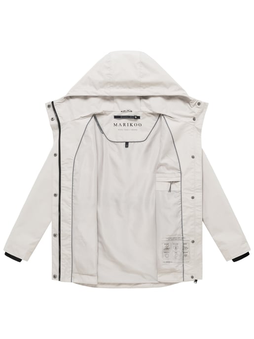Marikoo women’s transitional jacket Bonbonparty with hood - Image 4