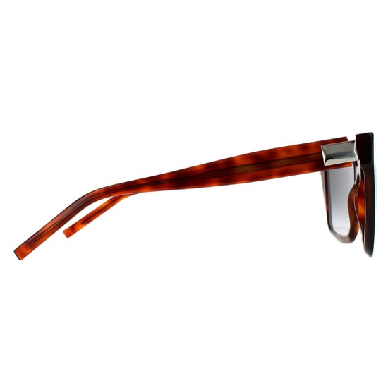 Hugo Boss Square Womens Havana Mörkgrå Gradient Solglasögon - Image 4