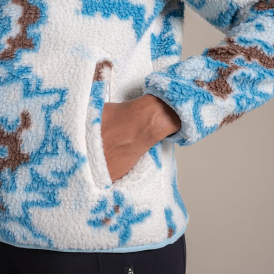 Craghoppers Womens/Ladies National Trust Rosemary II Abstract Overhead Fleece Top (Horizon) - Image 5