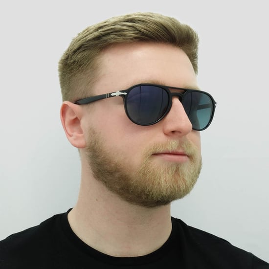 Persol Aviator Unisex Svartblå Gradient Polariserade Solglasögon - Image 5
