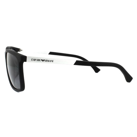 Emporio Armani Zonnebril 4058 5063/81 Zwart Rubber Grijs Gepolariseerd - Image 3