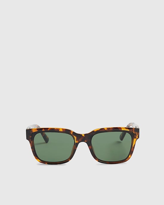 River Island Mens Wayfarer Sunglasses Brown Tortoiseshell - Image 4
