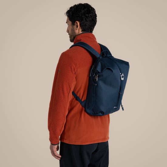 Craghoppers Classic Kiwi II Roll Top 16L Backpack (Blue Stone) - Image 3