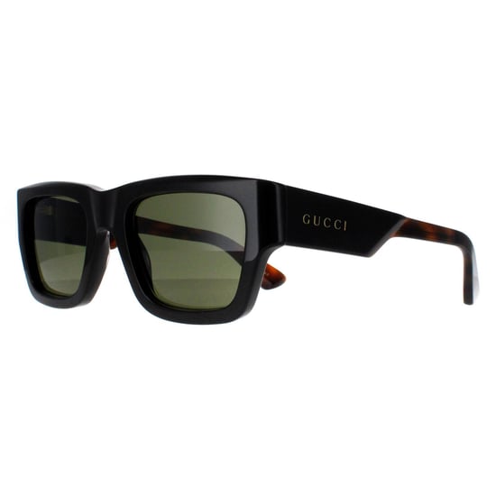 Gucci Square Mens Dark Brown with Havana Green GG1668S - Image 2