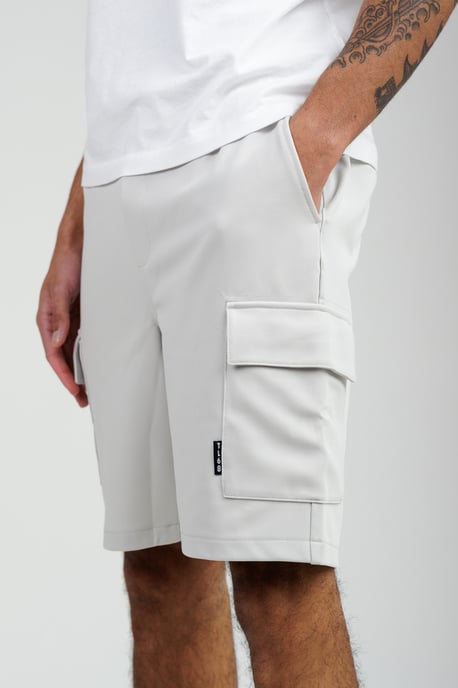 Grey Cargo-Style Shorts - Image 4