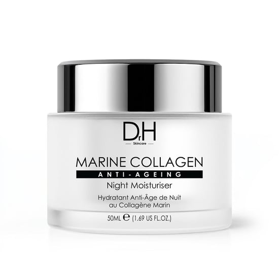Dr H Marine Collagen Anti-Ageing Night Moisturiser 50ml for Fine Lines, Wrinkles, Loss of Firmness - Image 3