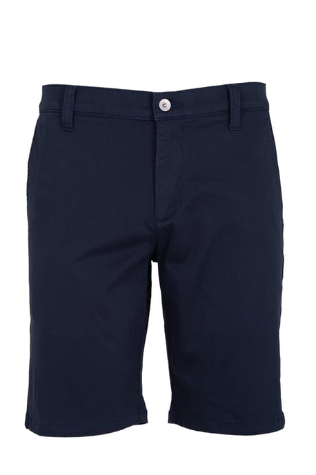 Navy Organic Cotton Slim Fit Chino Shorts - Image 6