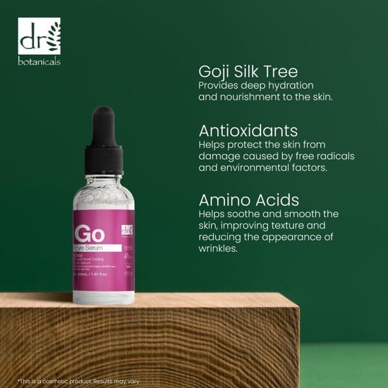 Dr. Botanicals Dr. Botanicals Goji Superfood Anti-Ageing Glow Boosting Serum 30ml for Fine Lines, Wrinkles, Dullness - Image 2