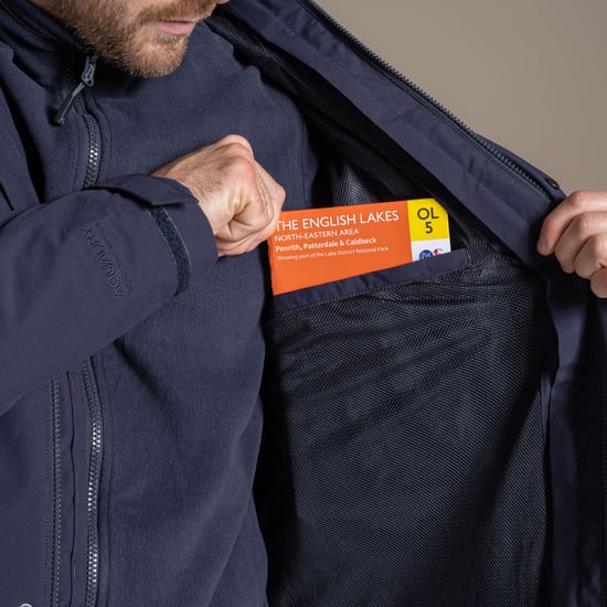 Craghoppers Mens 3 in 1 Waterproof Jacket (Dark Navy) - Image 5