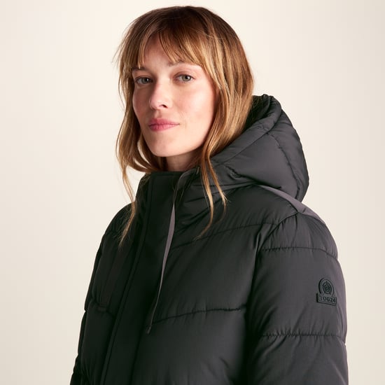 Raleigh Womens Jacket Washed Black - Image 6