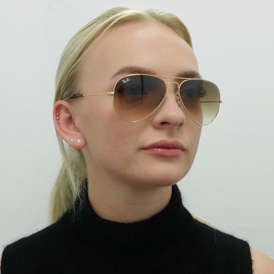 Ray-Ban Sunglasses Aviator 3025 001/51 Gold Brown Shade - Image 6