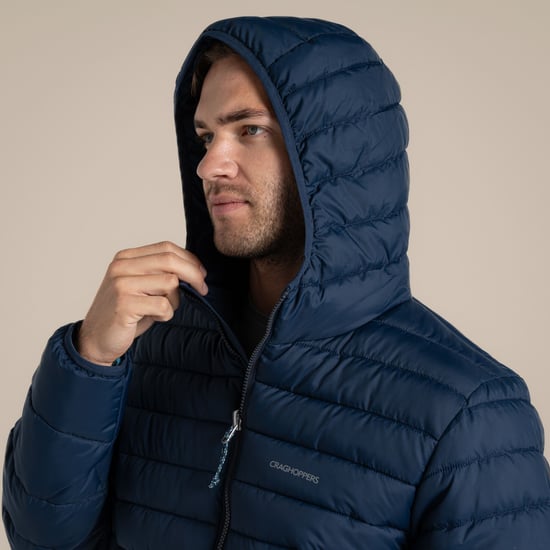 Craghoppers Mens Compresslite IX Hooded Padded Jacket (Blue Navy) - Image 6