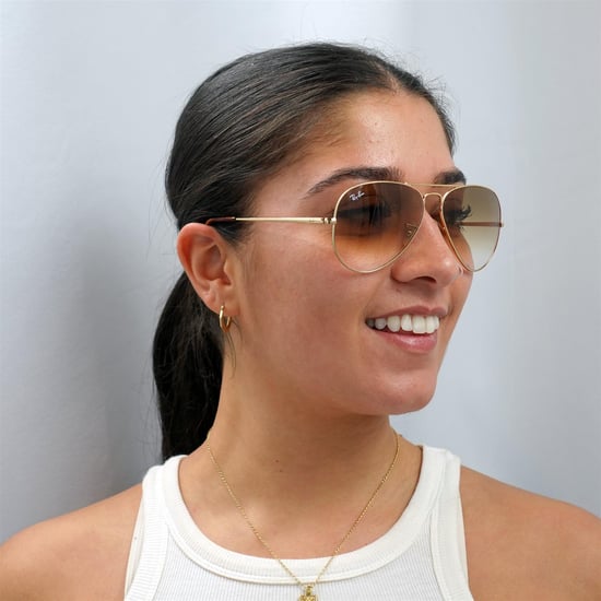 Ray-Ban Zonnebril Aviator Metal II RB3689 914751 Goudbruin Verloop - Image 6