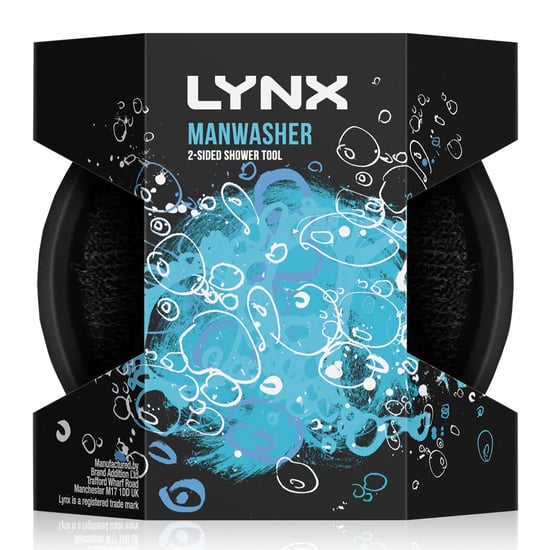 Lynx Blue Lavender Body Wash 3x 400ml with 2-Sided Manwasher Shower Tool for Men - Image 5
