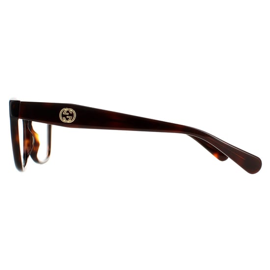 Gucci Cat Eye Womens Dark Havana Glasses - Image 3