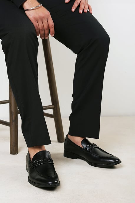 Declan Pointed Toe Slip On Buckle Loafer - Image 6