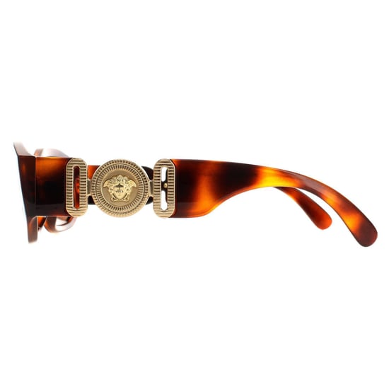 Versace rechthoek unisex havana donkerbruine VE4361 zonnebril - Image 3