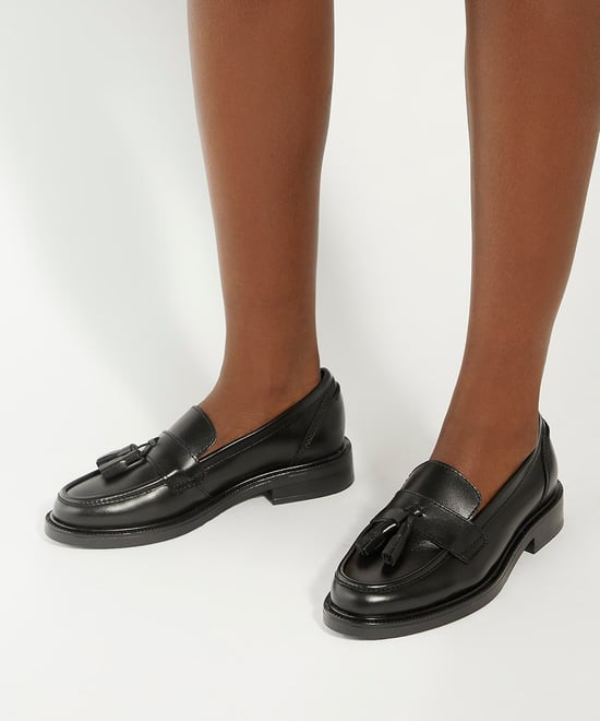 Dune Ladies Garda - Leather Tassel Trim Loafers - Image 3
