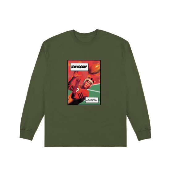 Pierce Archive Touchdown! Khaki Sweatshirt - Image 1