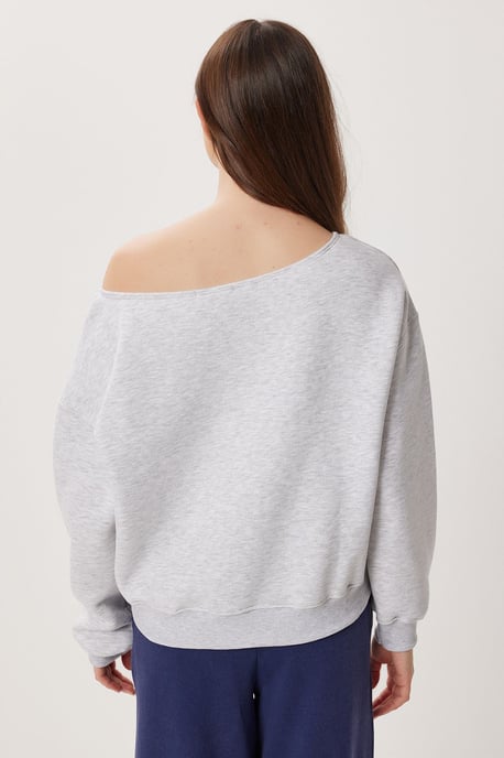 Asymmetrisk Krage Sweatshirt - Image 5