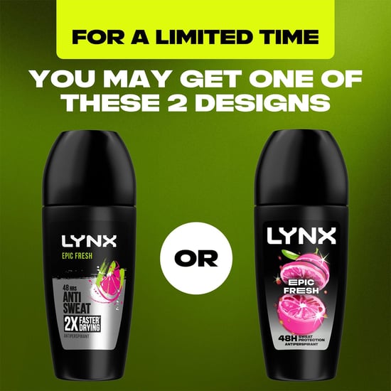 Lynx Epic Fresh Anti Perspirant Roll On 48H Anti Sweat Protection 50ml, 12 Pack - Image 3