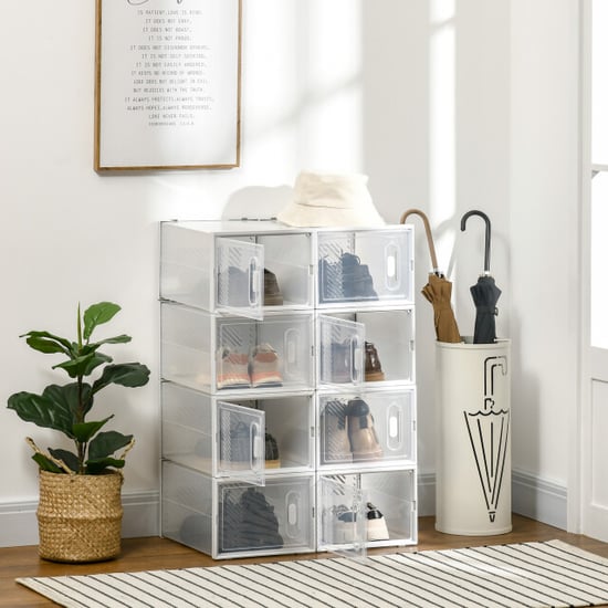 4goodz Homcom 8-delige set sneakerbox schoenendozen schoenorganizer - Image 5